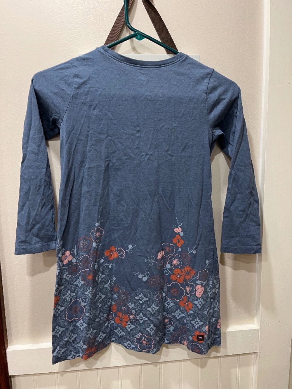 Tea collection blue floral dress